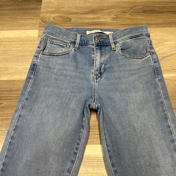 720 Levi's Blue super High Rise Jeans skinny crop size 25 - Picture 6 of 11